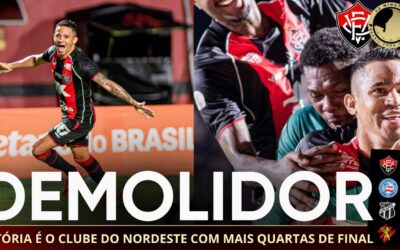 Demolidor no Barradão, Vitória avança na Copa do Brasil – veja o ranking do Nordeste nas quartas