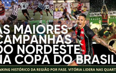 As maiores campanhas do Nordeste na Copa do Brasil + ranking de cada fase