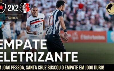 Botafogo-PB 2 x 2 Santa Cruz: Tricolor consegue empate eletrizante em João Pessoa