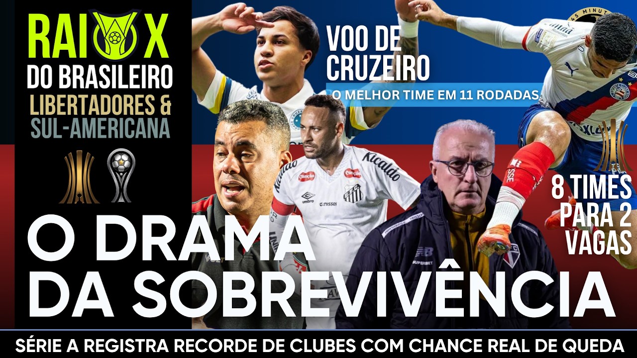 Raio X da Série A + Libertadores + Sul-Americana: A análise completa da elite do futebol brasileiro