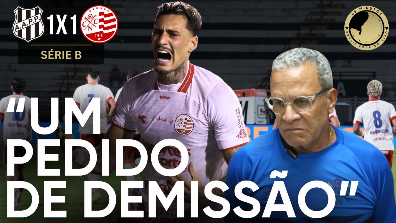 Ponte Preta 1 x 1 Náutico: Resultado e desempenho horríveis do Timbu em mais um jogo, Hélio em xeque