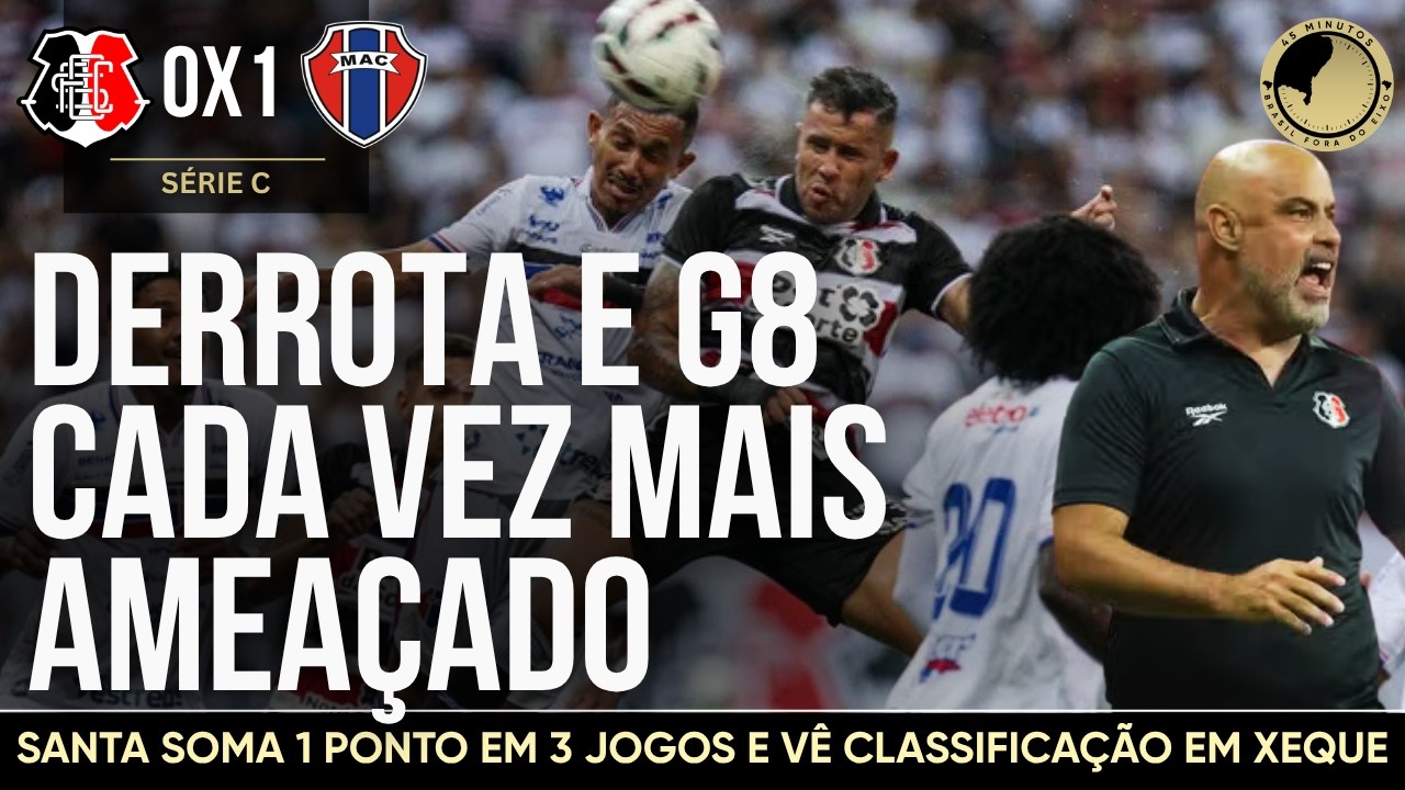 Santa Cruz 0 x 1 Maranhão: Tricolor frustra torcida de novo e entra em crise na pior hora possível