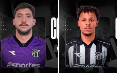 Ceará anuncia Caíque França e Rian Santana como reforços para a sequência da temporada