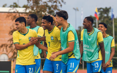 Atacante do Bahia faz dois e Seleção Brasileira Sub-17 vence Canadá em torneio na Suíça