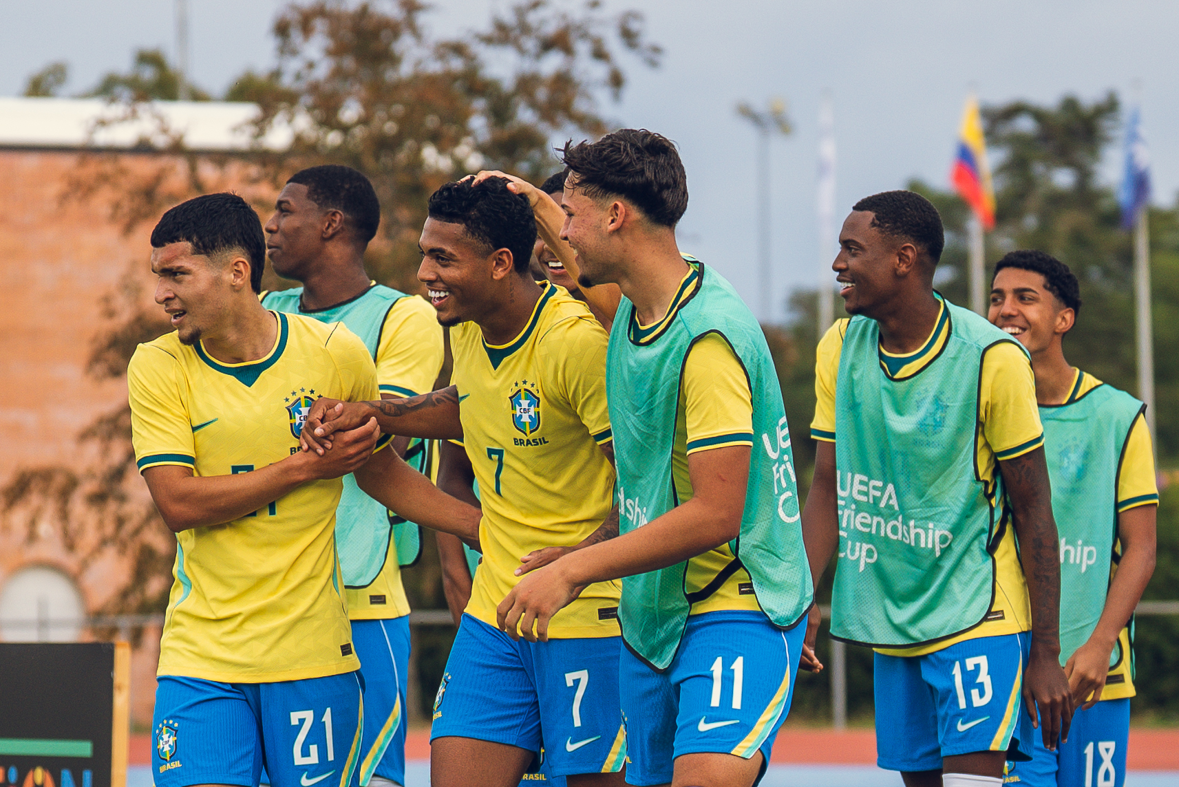 Atacante do Bahia faz dois e Seleção Brasileira Sub-17 vence Canadá em torneio na Suíça 1 Kauê Furquim, do Bahia, fez um dos gols da vitória por 6 x 0 - Foto: Fabio Souza/CBF