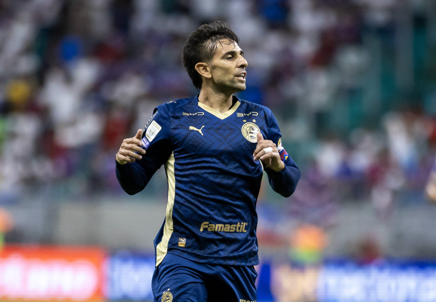 Nicolás Acevedo é o atleta com mais jogos disputados no ano entre os estrangeiros – Foto: Catarina Brandão/EC Bahia