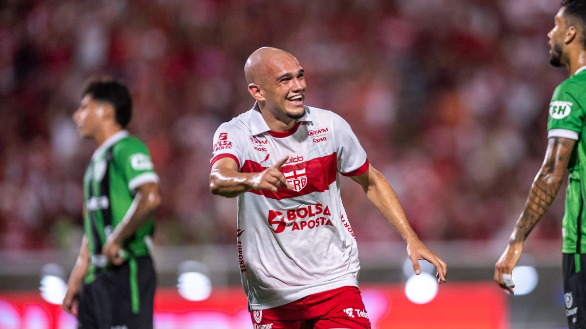 CRB vence o América-MG e soma a 7ª vitória nos últimos 10 jogos na Série B