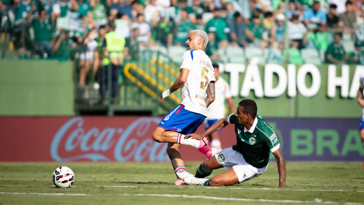 Goiás x Fortaleza pela Série B 2026 - Momento da lesão de Pierre