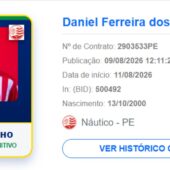 Danielzinho aparece no BID e pode estrear pelo Náutico