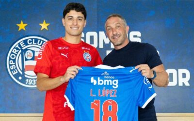 Bahia anuncia contratação do meio-campista Lautaro López por empréstimo