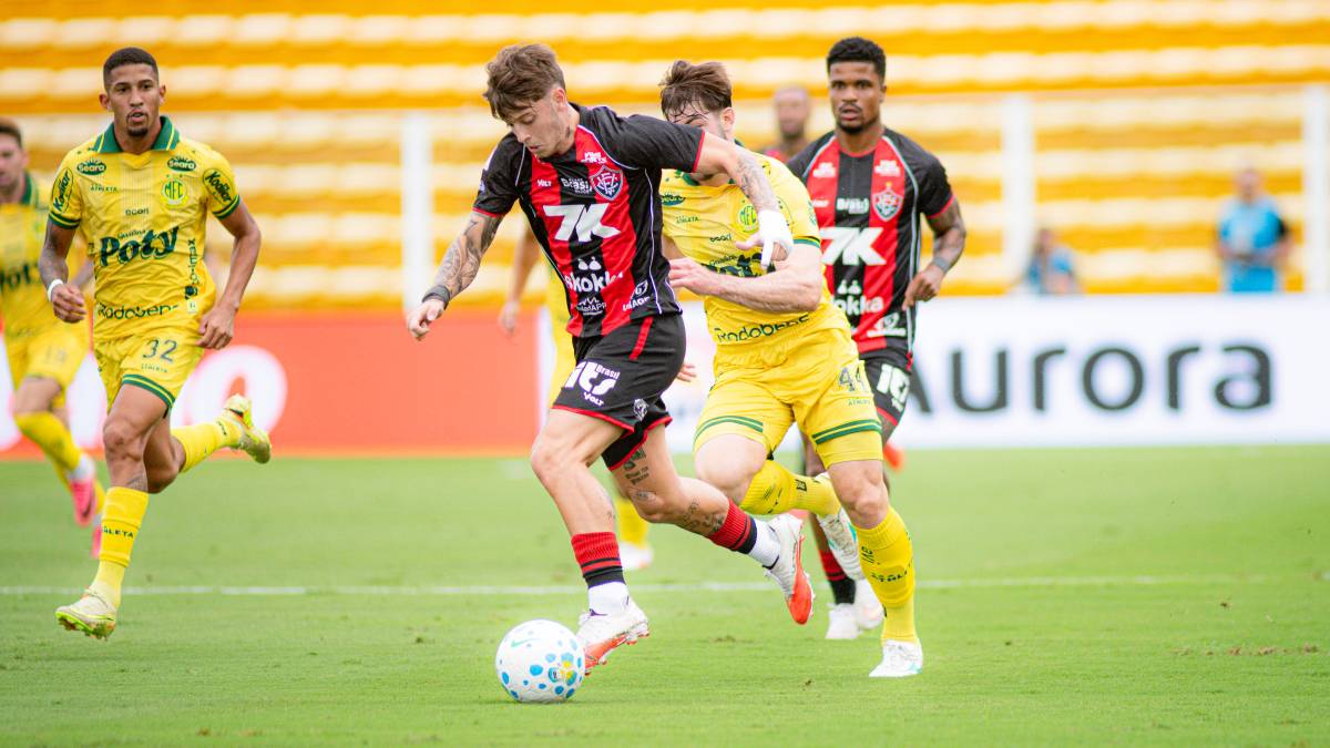 Vitória abre 2 x 0, mas não segura o resultado e empata com o Mirassol fora de casa 1 Mirassol x Vitória, Série A - Foto: Divulgação