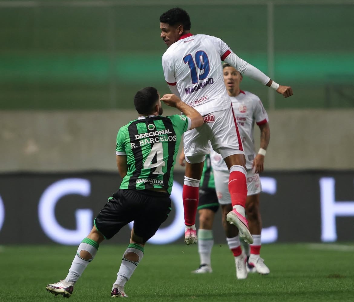 Náutico perde para o vice-lanterna América-MG e encerra sequência de oito jogos invictos na Série B