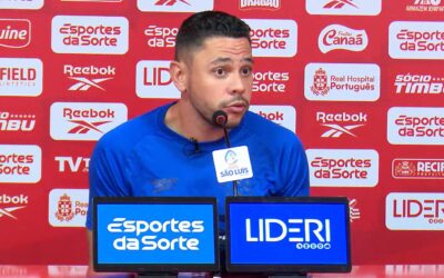 Guilherme dos Anjos critica falta de critério da arbitragem e elogia volume de jogo do Náutico: “Merecíamos a vitória”