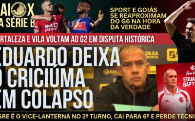 Raio X da Série B: O colapso do Criciúma e o equilíbio histórico. 11 times têm chances reais de G6