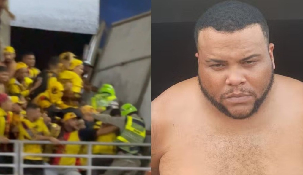 Torcedor do Sport acusado de agredir policial militar no Rei Pelé é preso no Recife 1 Torcedor do Sport preso acusado por agredir policial militar // CRB x Sport Série B 2026