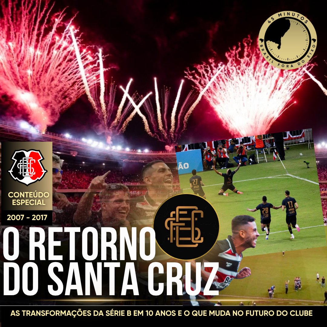 DOSSIÊ SANTA CRUZ NA SÉRIE B | O que mudou entre 2017-2027? Como o clube se transforma com o acesso